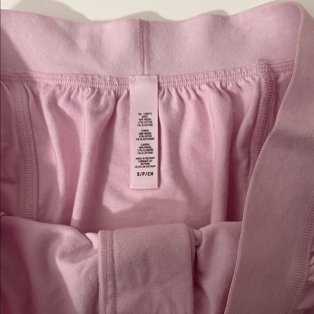 Skims Pink Boxer Sleep Shorts - Picture 4 of 4